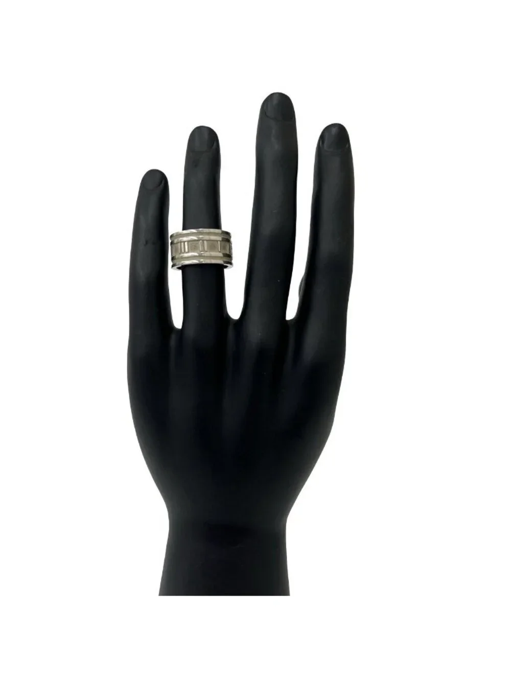 Tiffany & Co Atlas Wide Ring 925 Sterling Silver